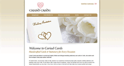 Desktop Screenshot of cariadcards.co.uk